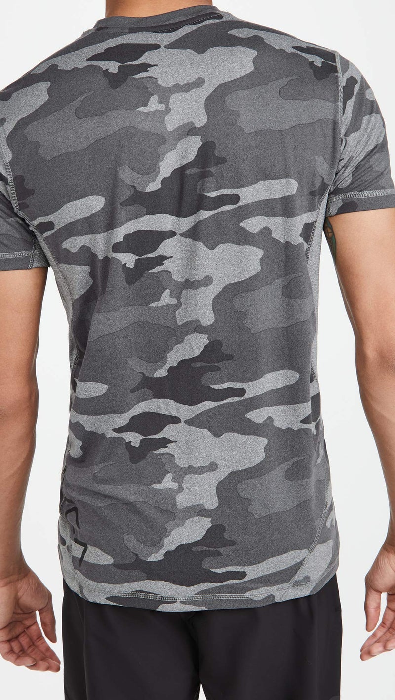 RVCA mens Sport Vent Short Sleeve Crew Neck Pocket T-shirt T Shirt, Camo, Large US - Image 3